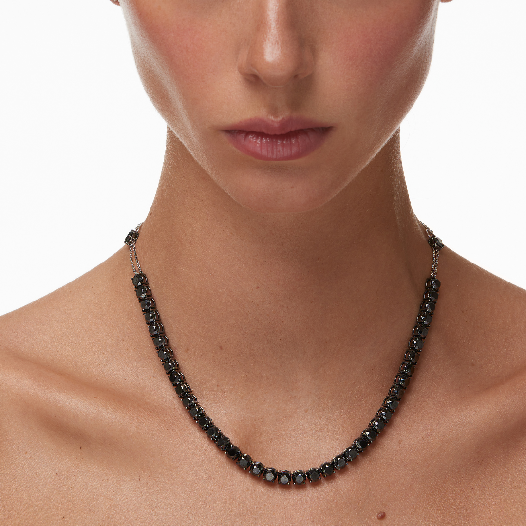RIVIERA Black Diamond Necklace 20.0ct