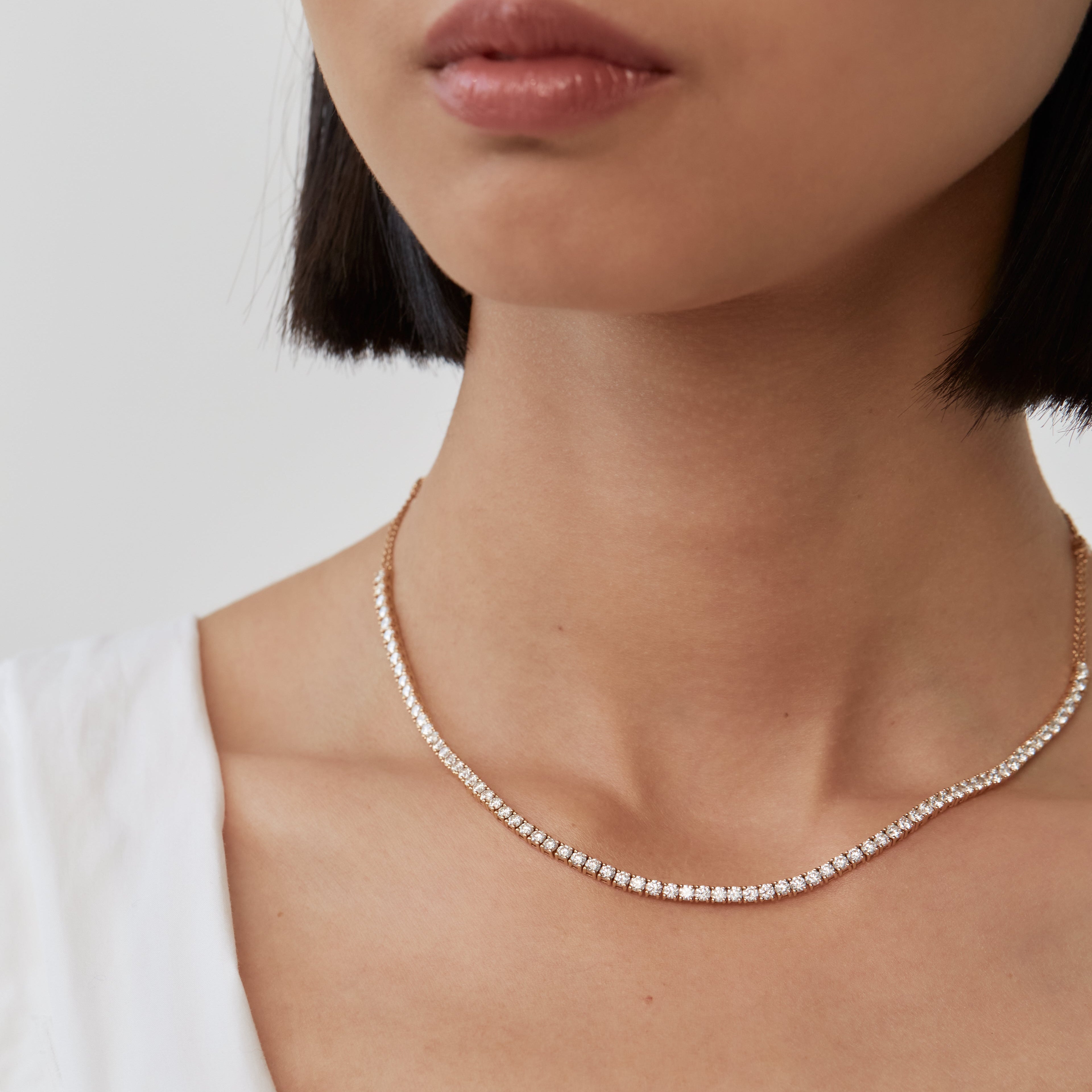 RIVIERA Diamond Tennis Necklace 8.00ct