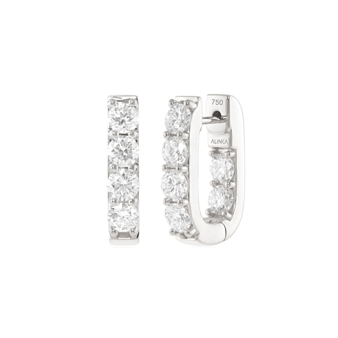 LINKA Grande Diamond Earrings Pair