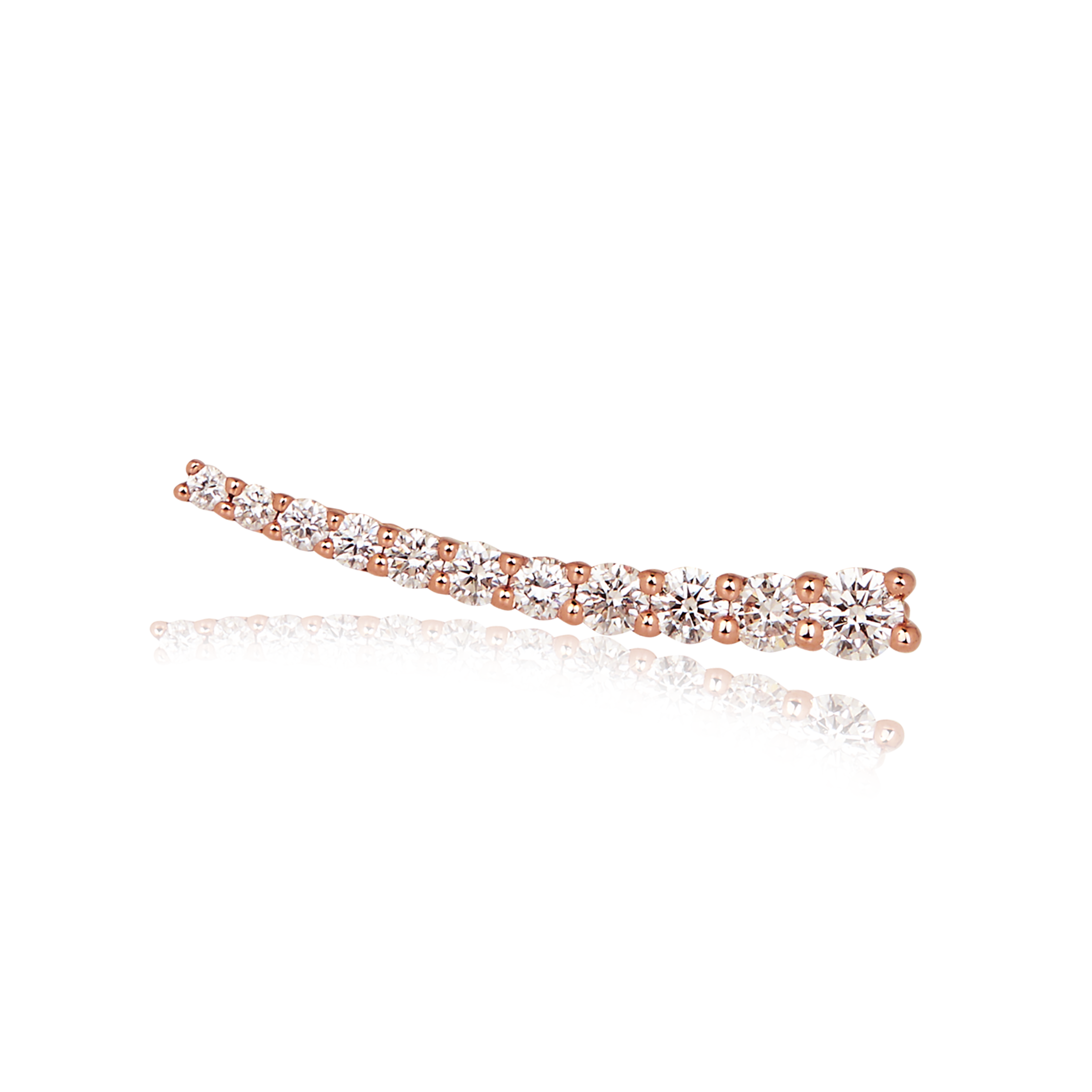 DASHA Superfine Diamond Ear Cuff Single