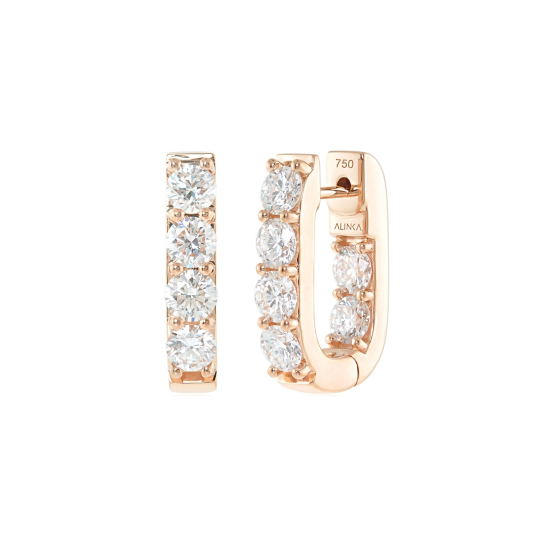 LINKA Grande Diamond Earrings Pair