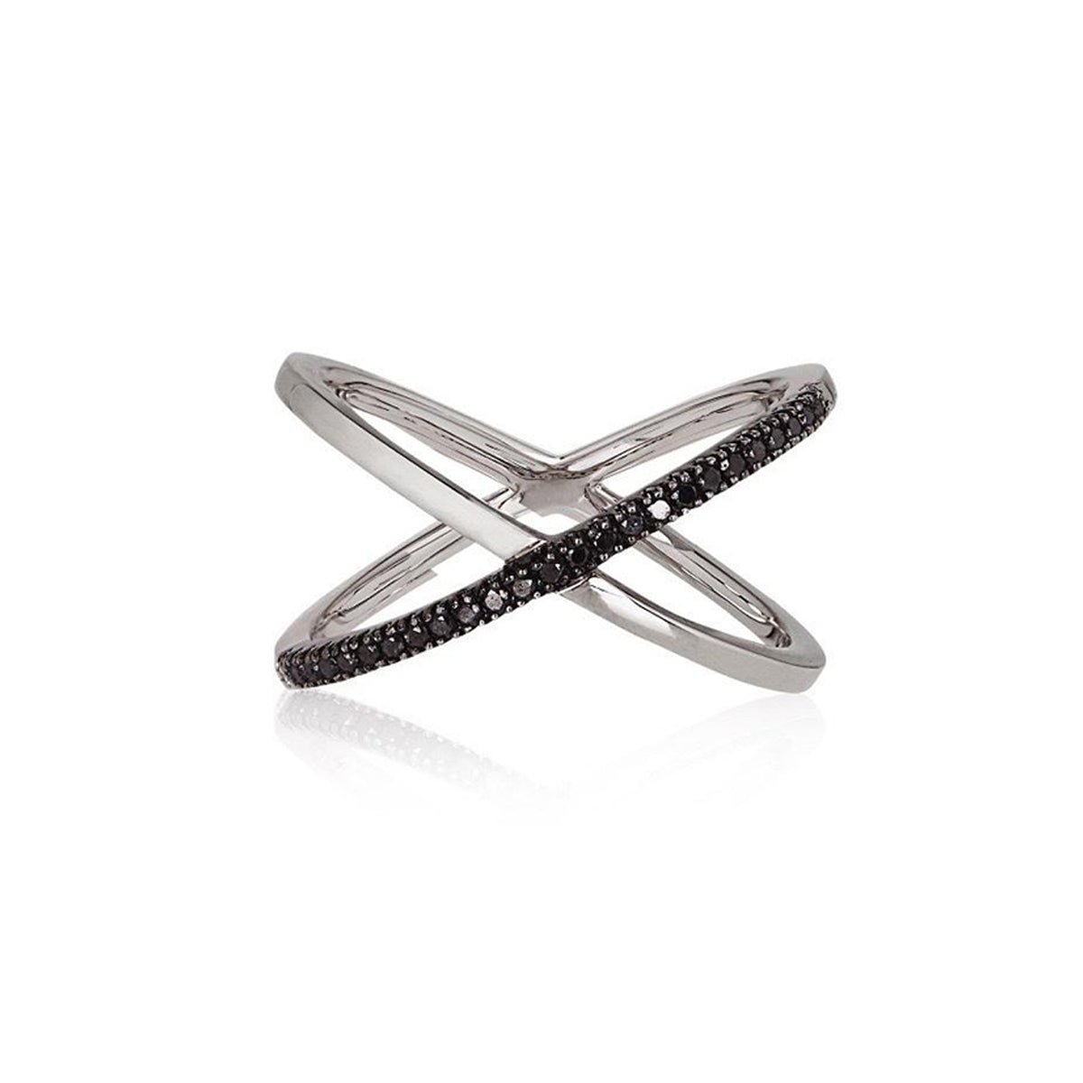 KATIA Superfine Single Black Diamond Ring