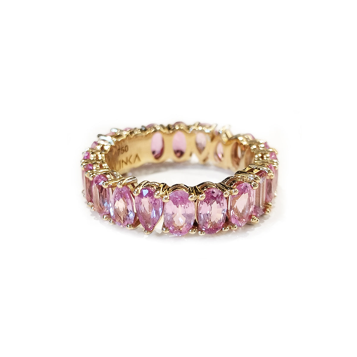 Pink Sapphire ETERNITY Ring