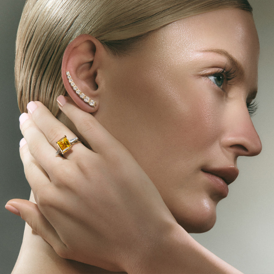 SHOULDER Solitaire Diamond Ring POA