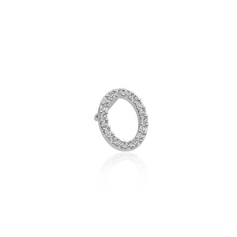 CLOUD Diamond Stud Earring Single