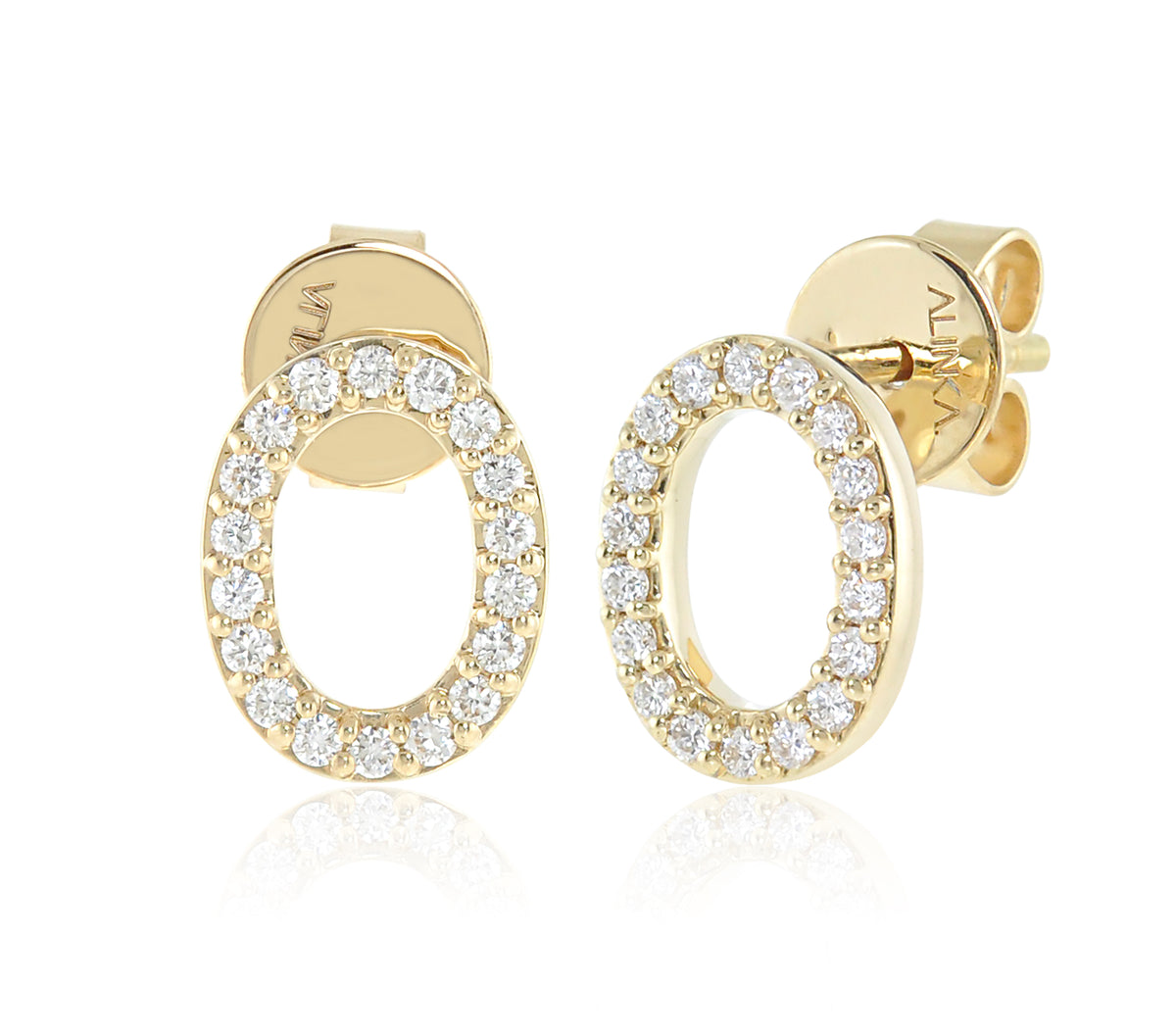 CLOUD Diamond Stud Earring Single