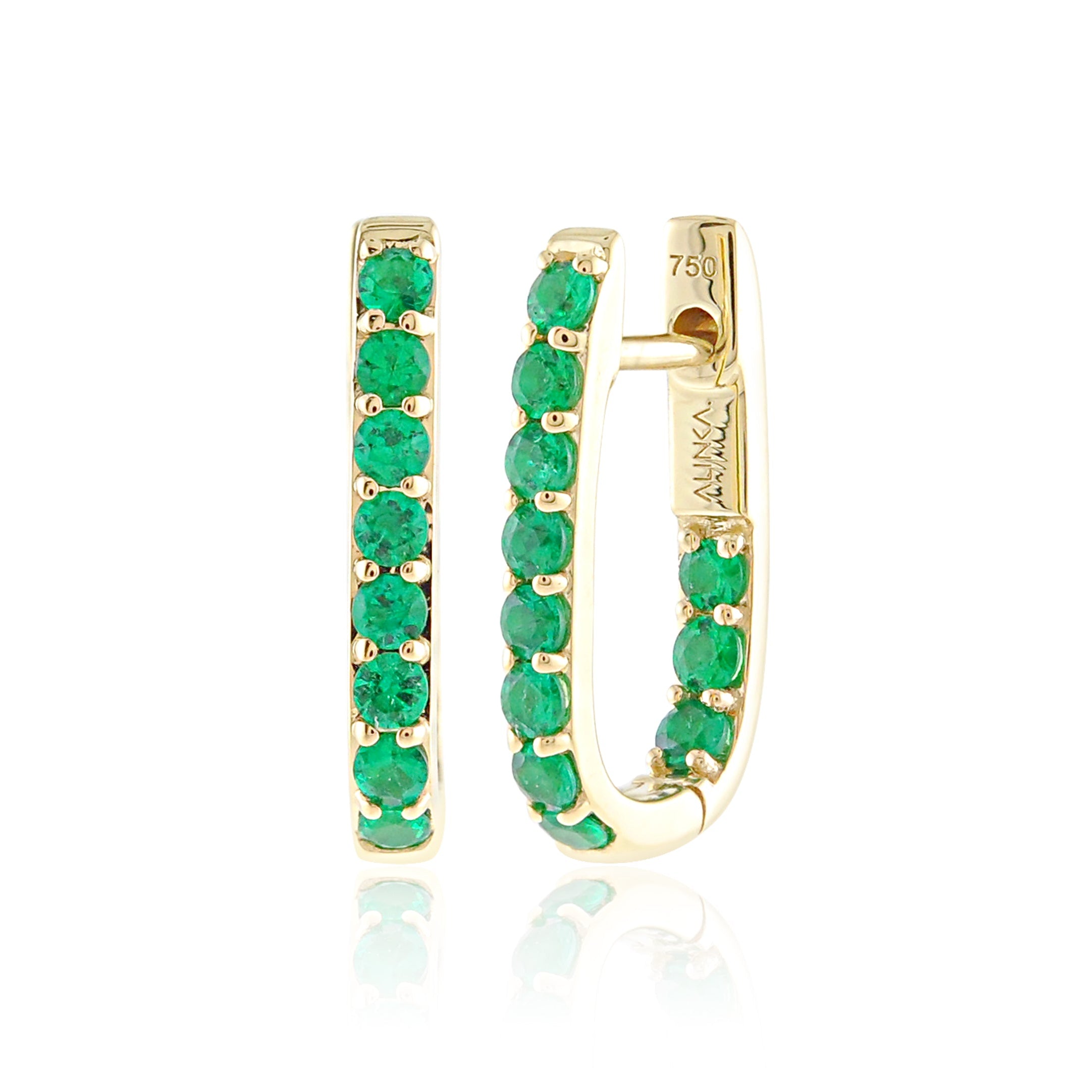 LINKA Mini Emerald Earring Single