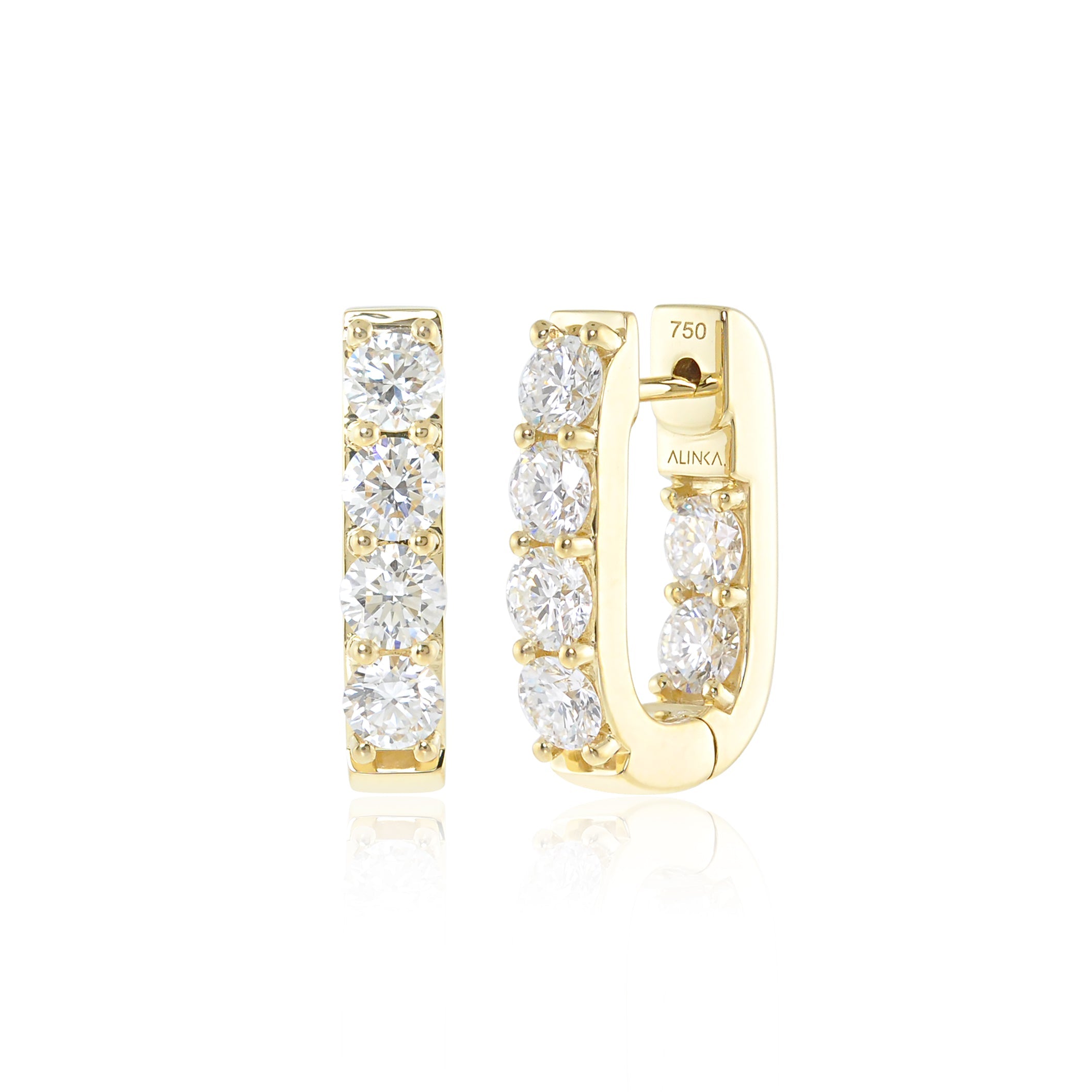 LINKA Grande Diamond Earrings Pair