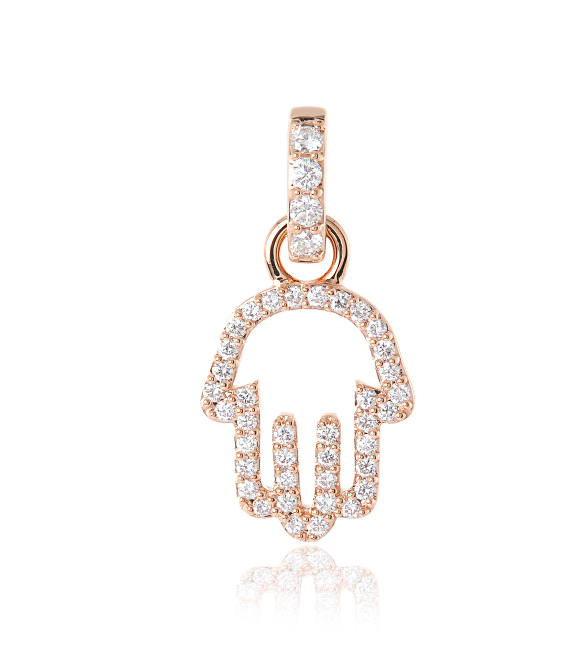 HAMSA Charm White Diamond