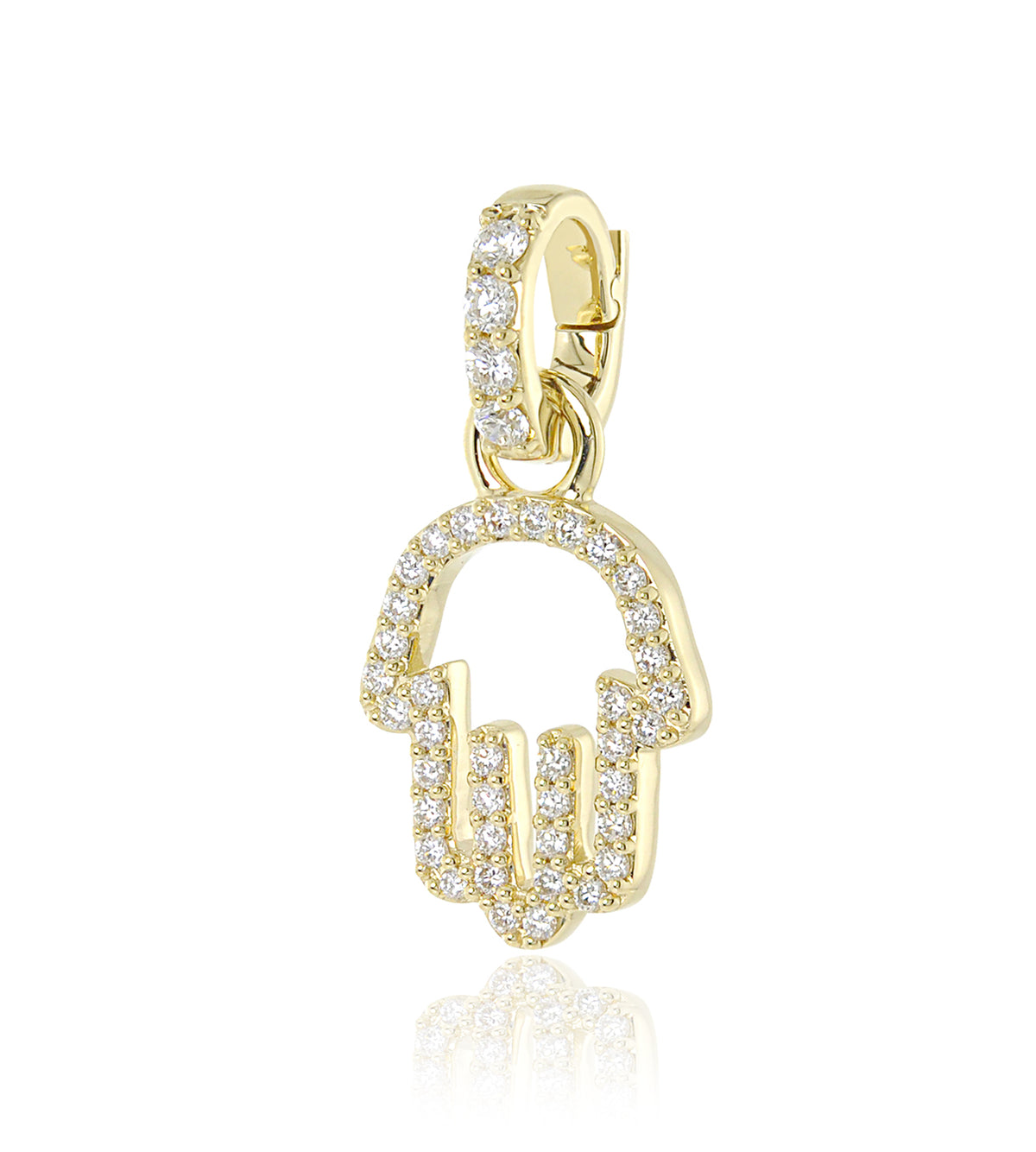 HAMSA Charm White Diamond