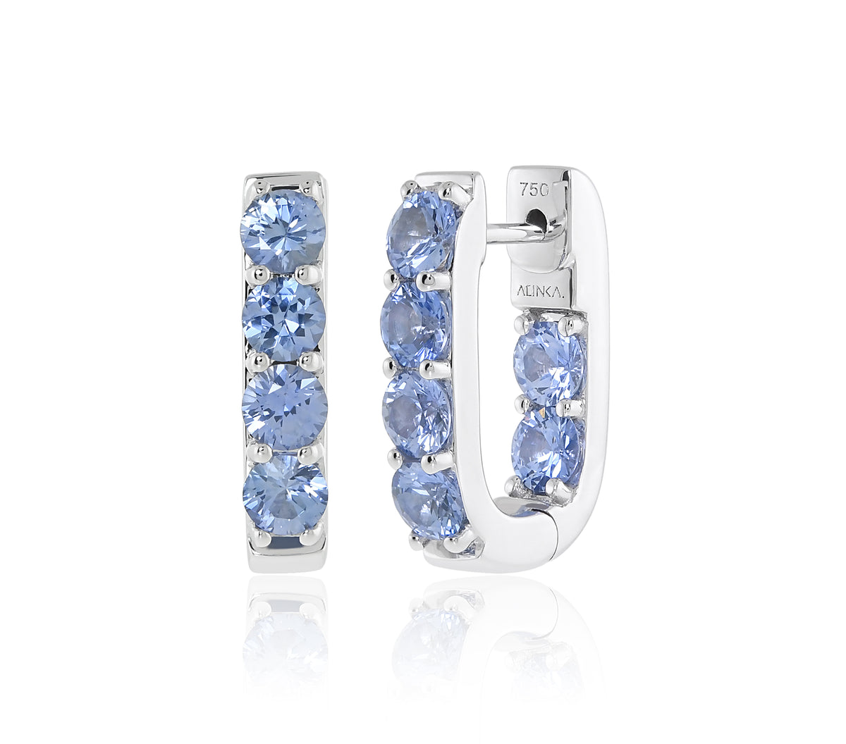 LINKA Grande Blue Sapphire Earrings Pair