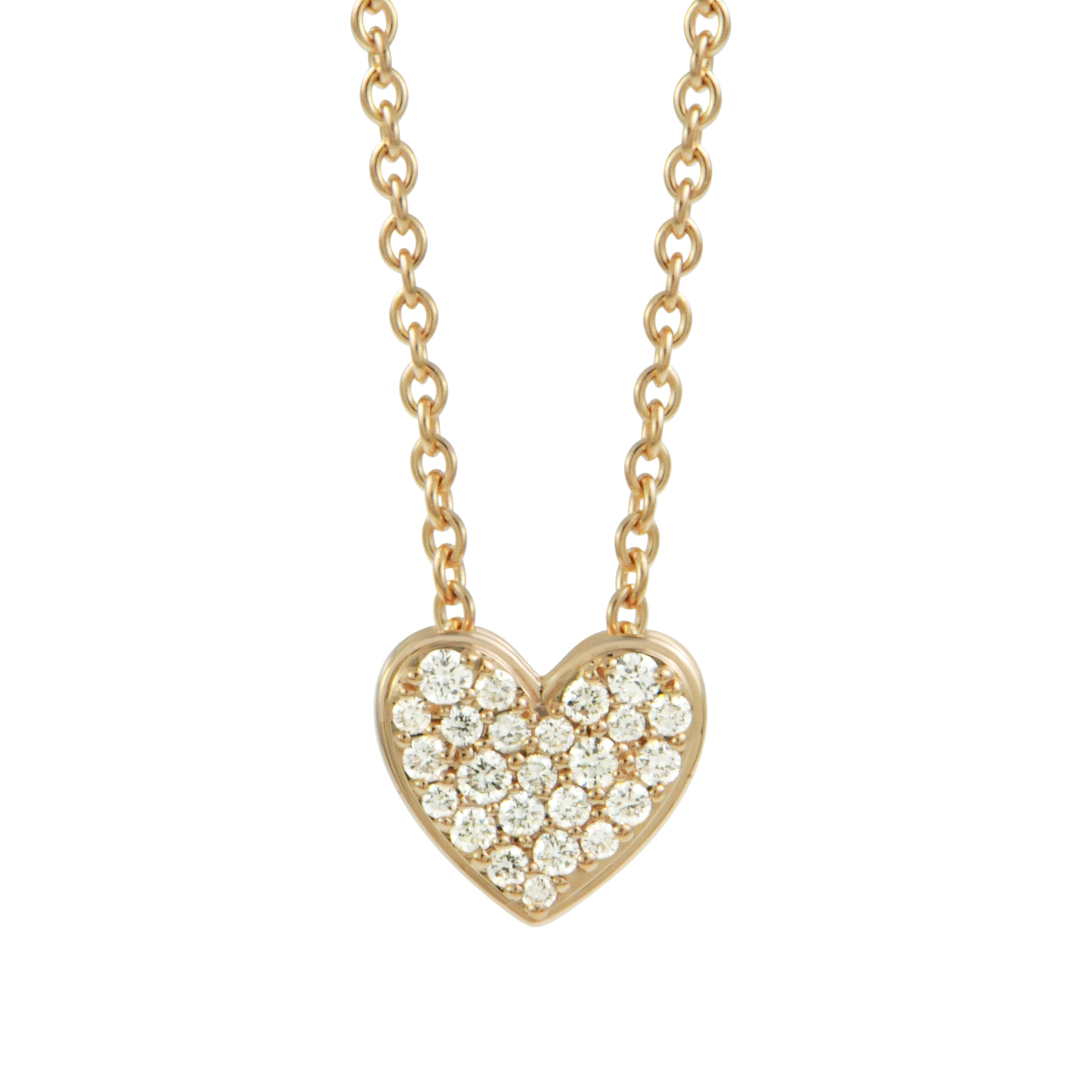 CAVIAR HEART Diamond Necklace