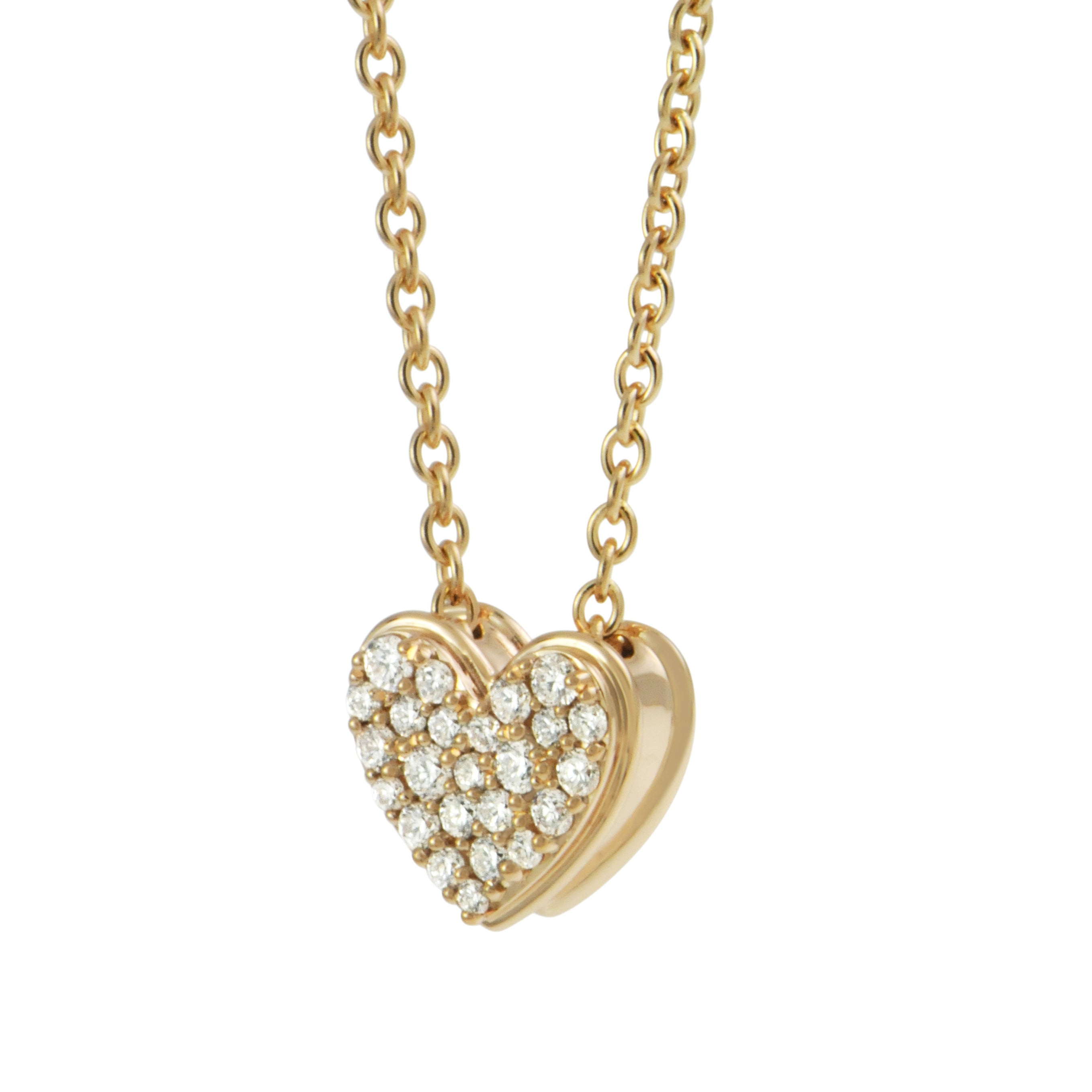 CAVIAR HEART Diamond Necklace