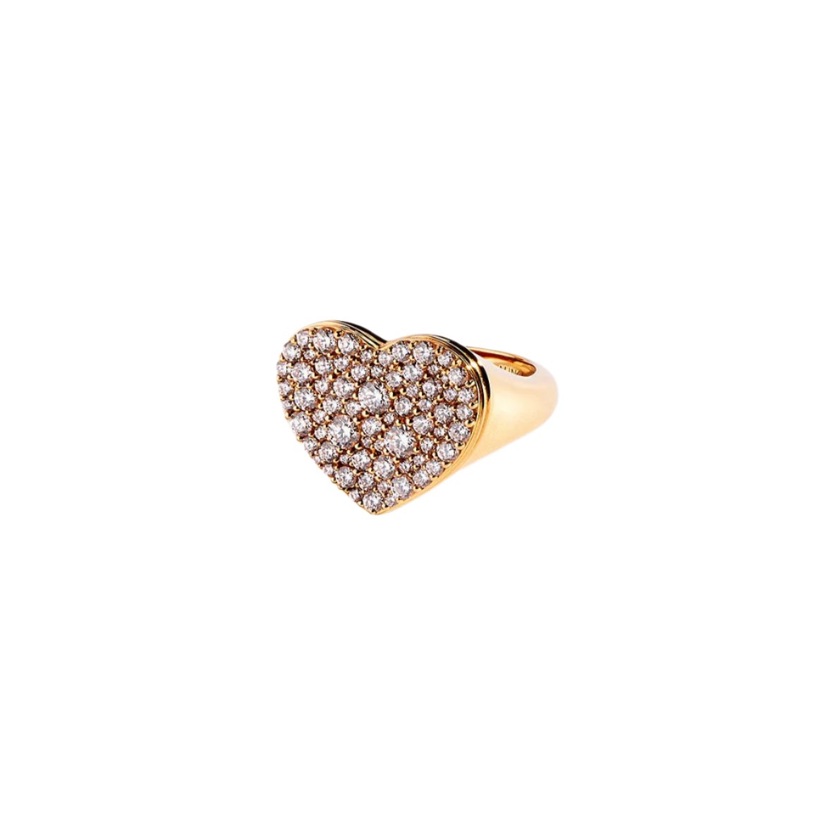 CAVIAR HEART Diamond Ring
