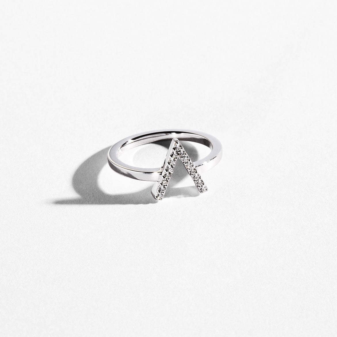 ID Initial Diamond Ring