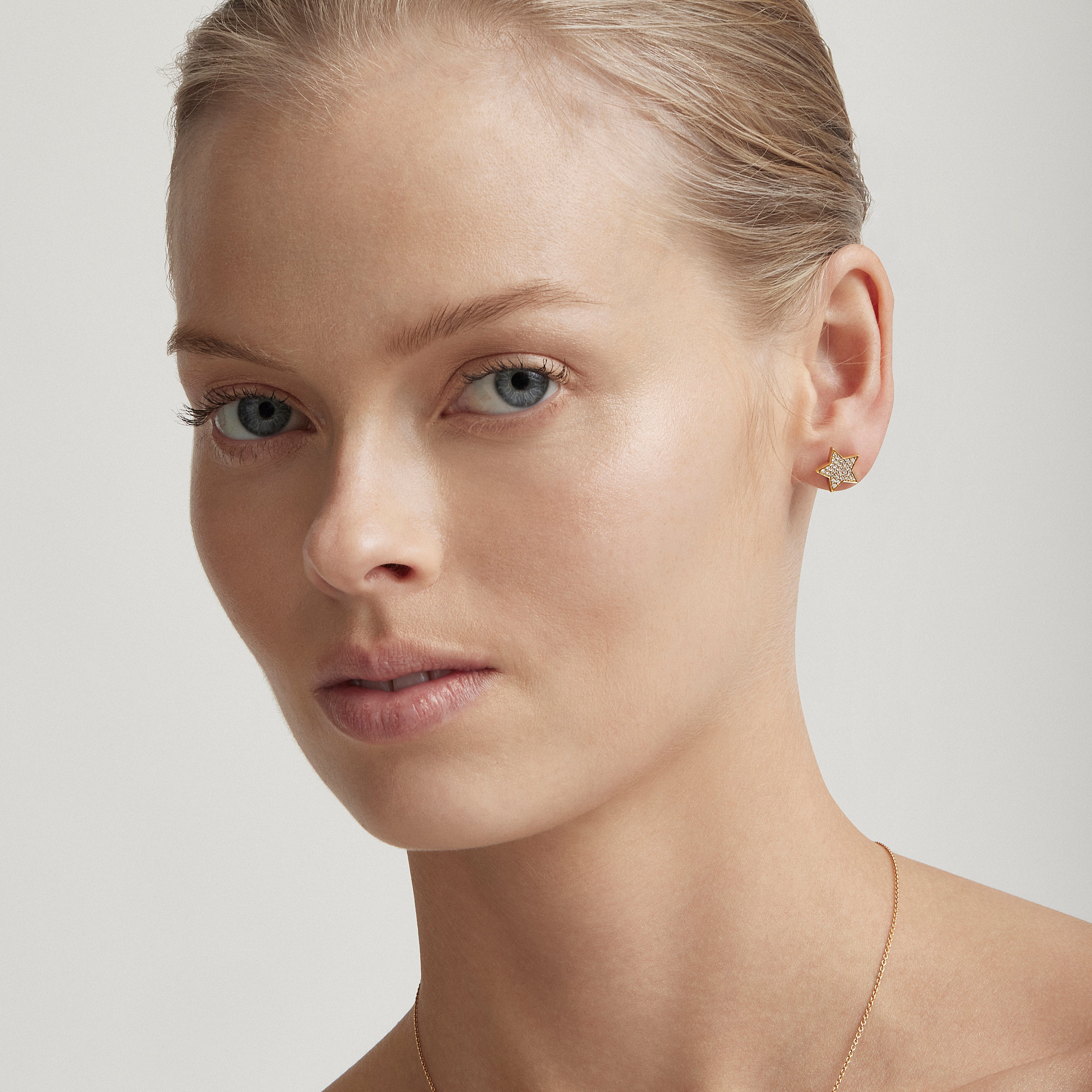 STASIA Star Diamond Stud Earring Single