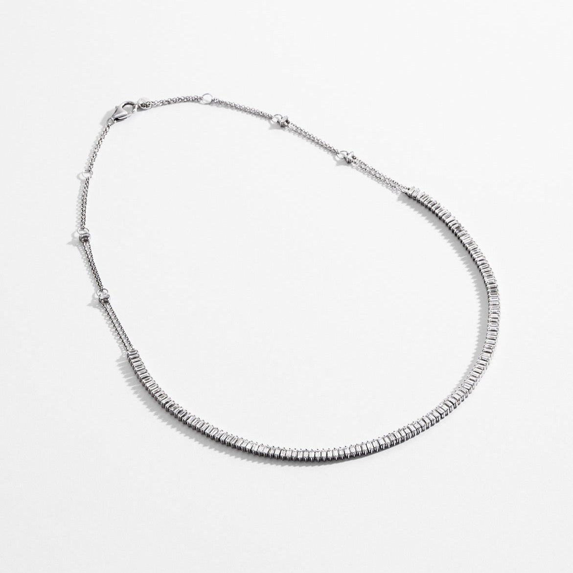 AURORA Diamond Tennis Necklace 6ct