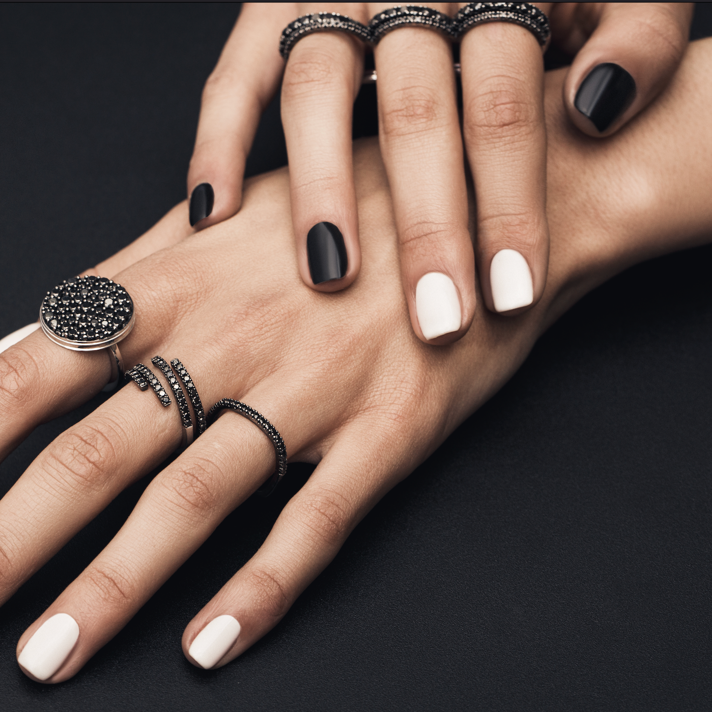 CLOUD Black Diamond Ring