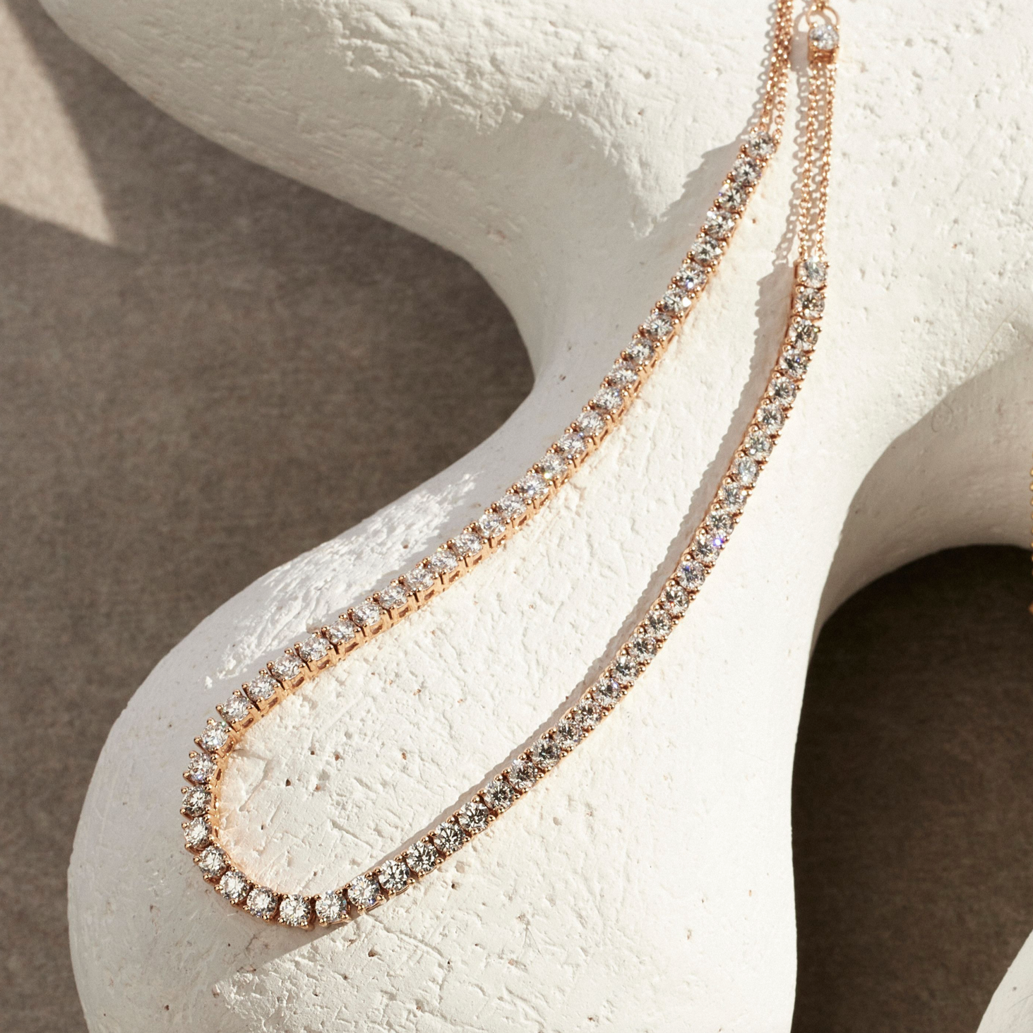 RIVIERA Diamond Tennis Necklace 8.00ct