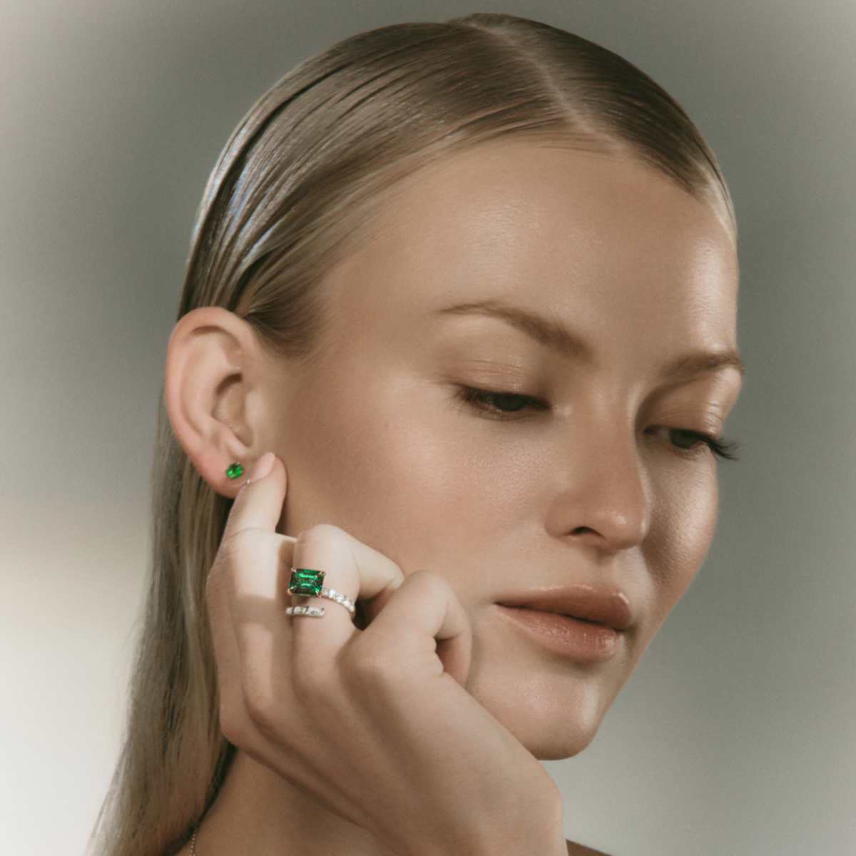 DASHA Emerald Earring Single