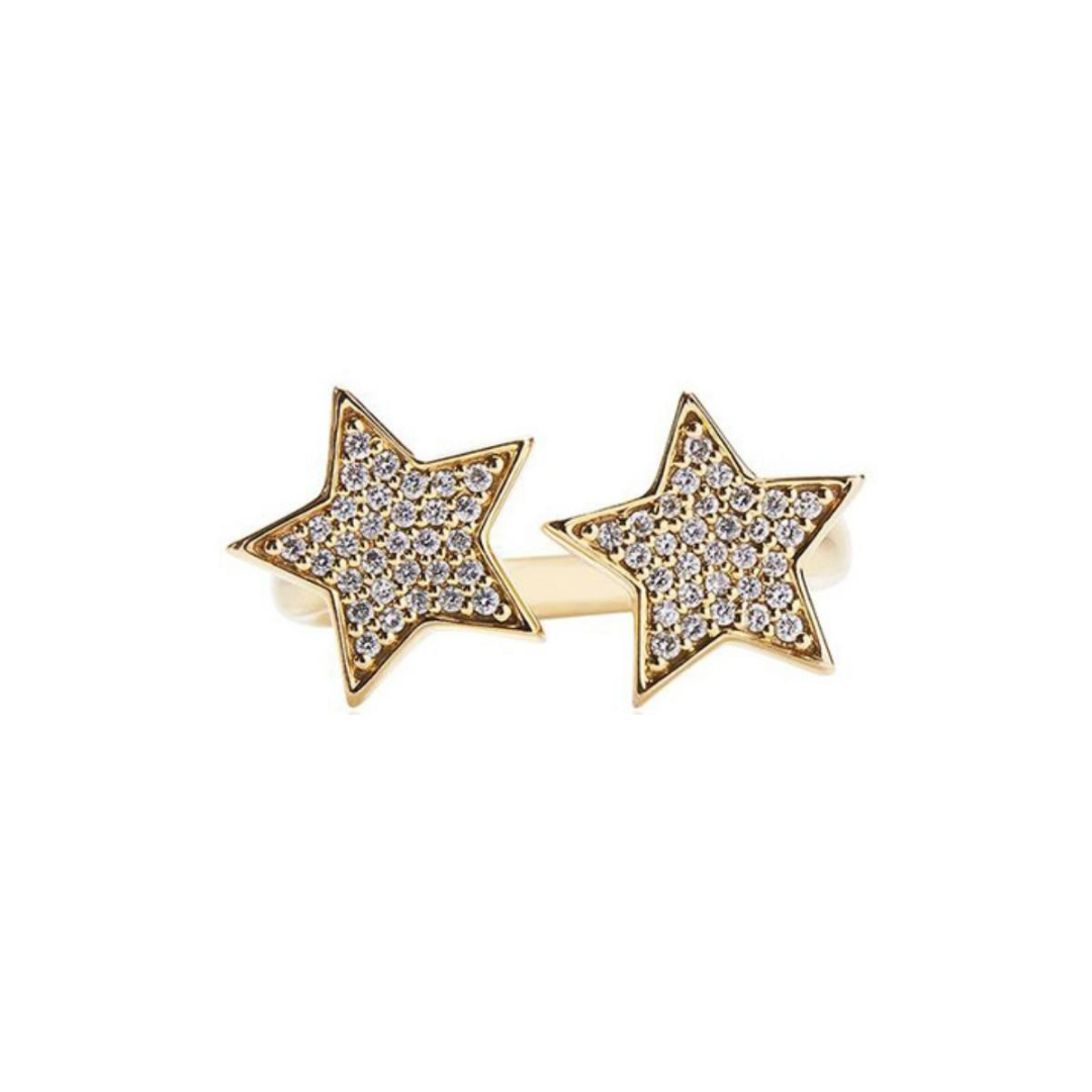 STASIA Two Star Diamond Ring