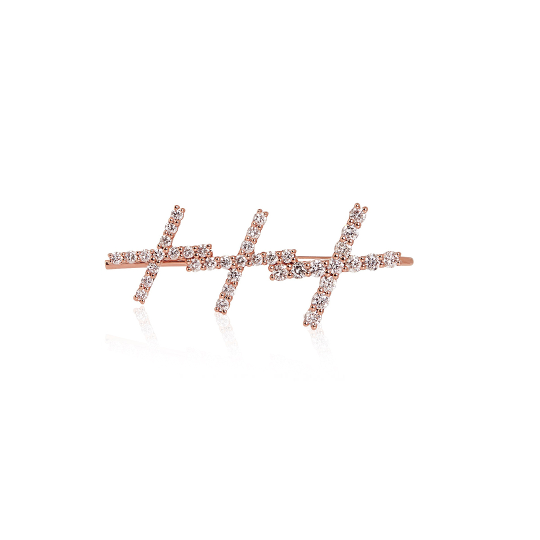 KATIA Diamond Ear Cuff Single