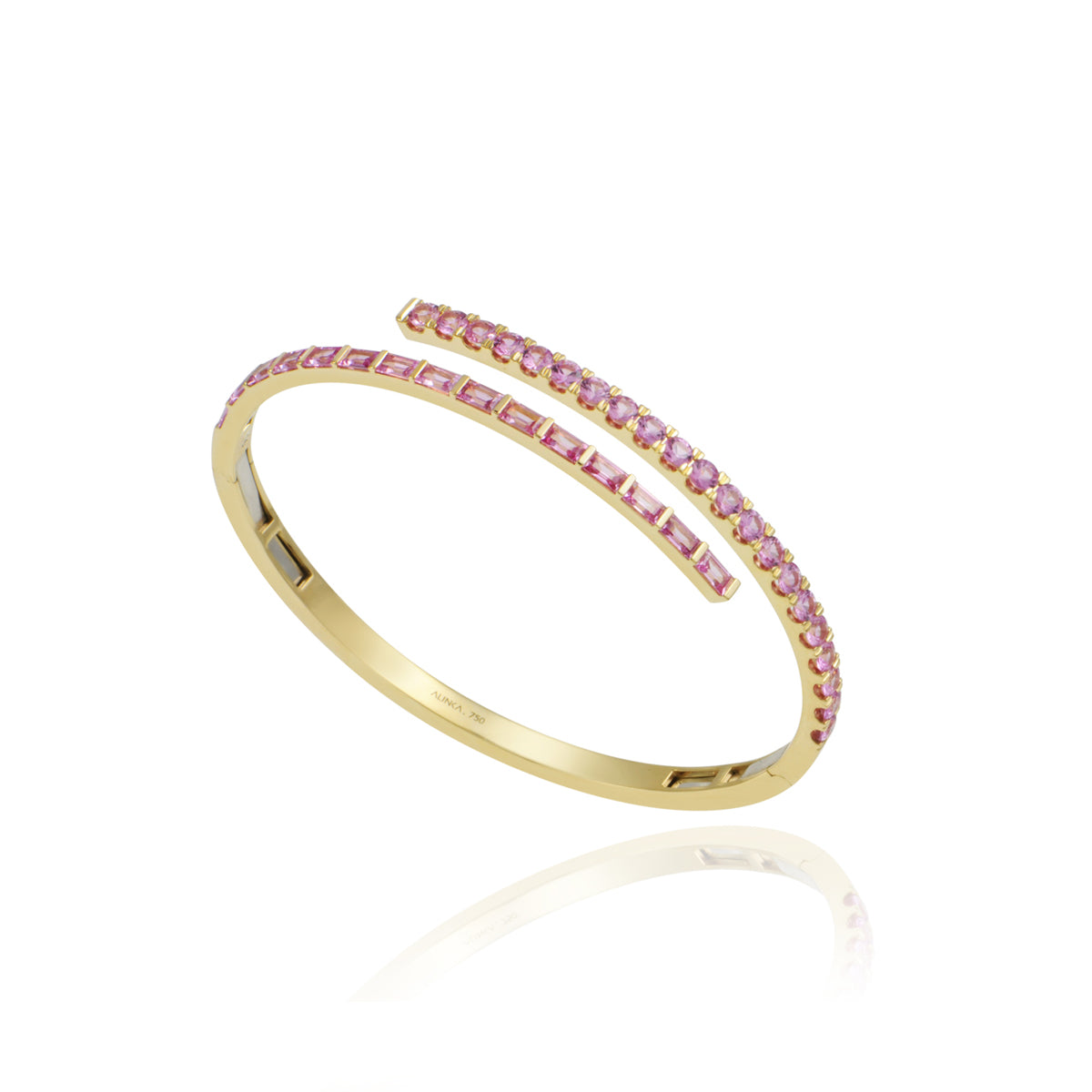 ECLIPSE Pink Sapphire Bangle