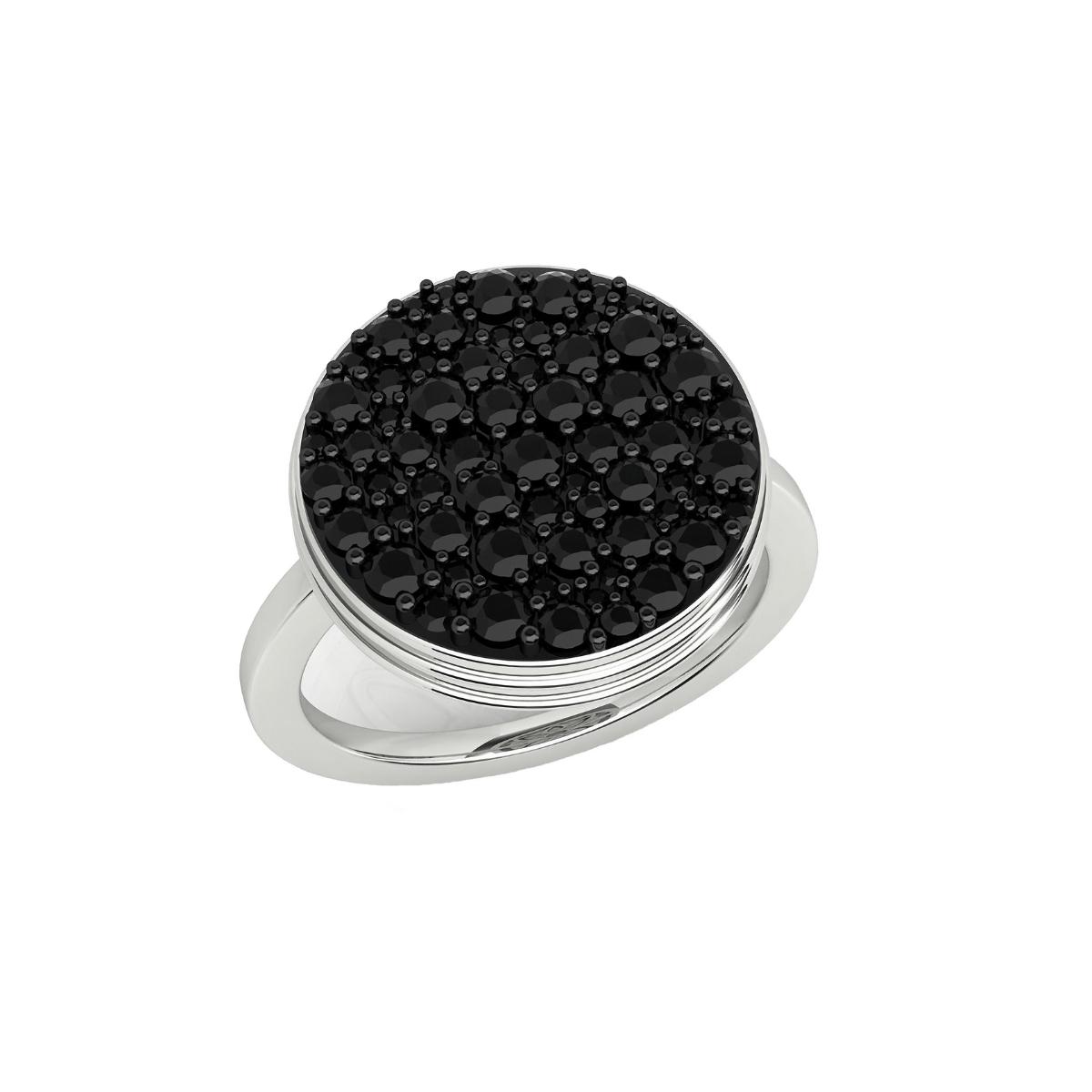 BLACK CAVIAR Black Diamond Ring 2ct
