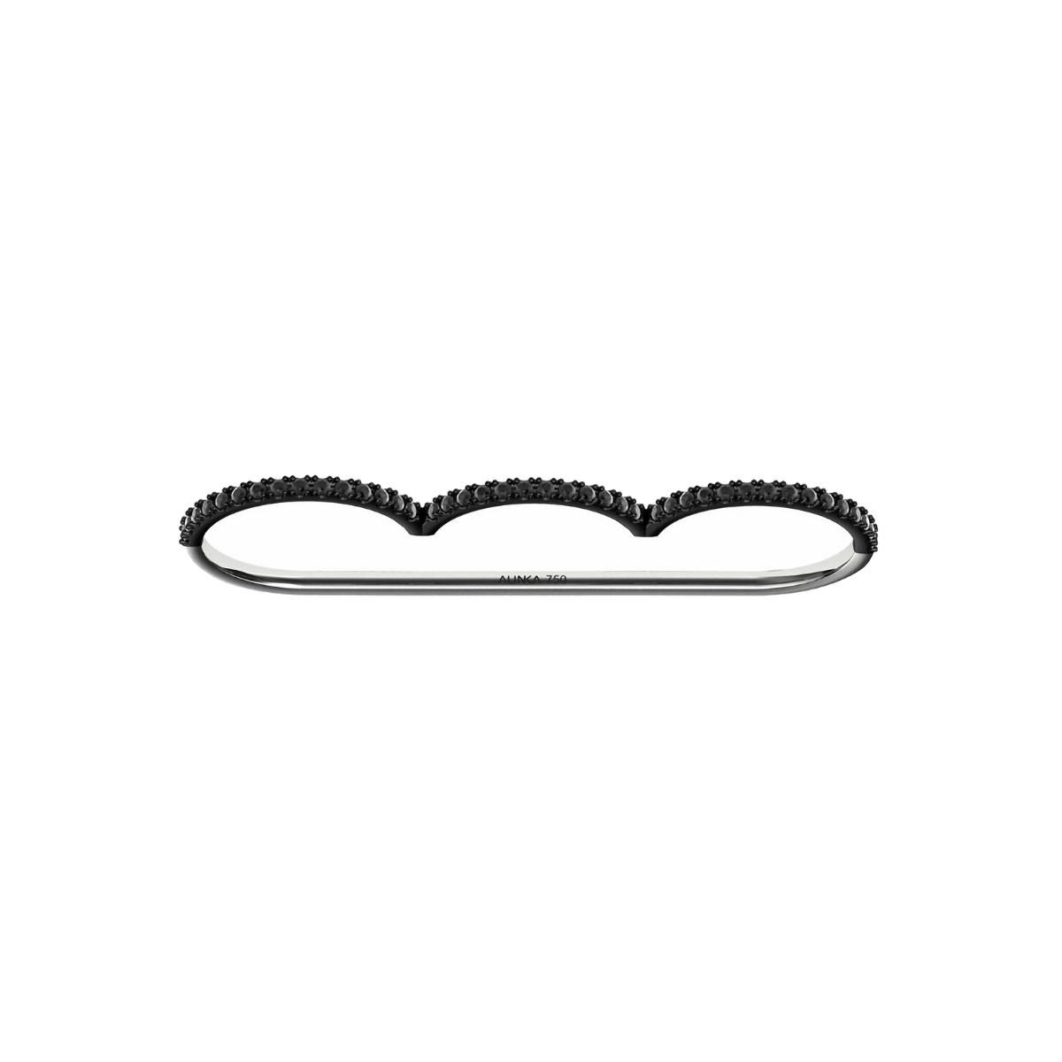 CLOUD Superfine Black Diamond Ring