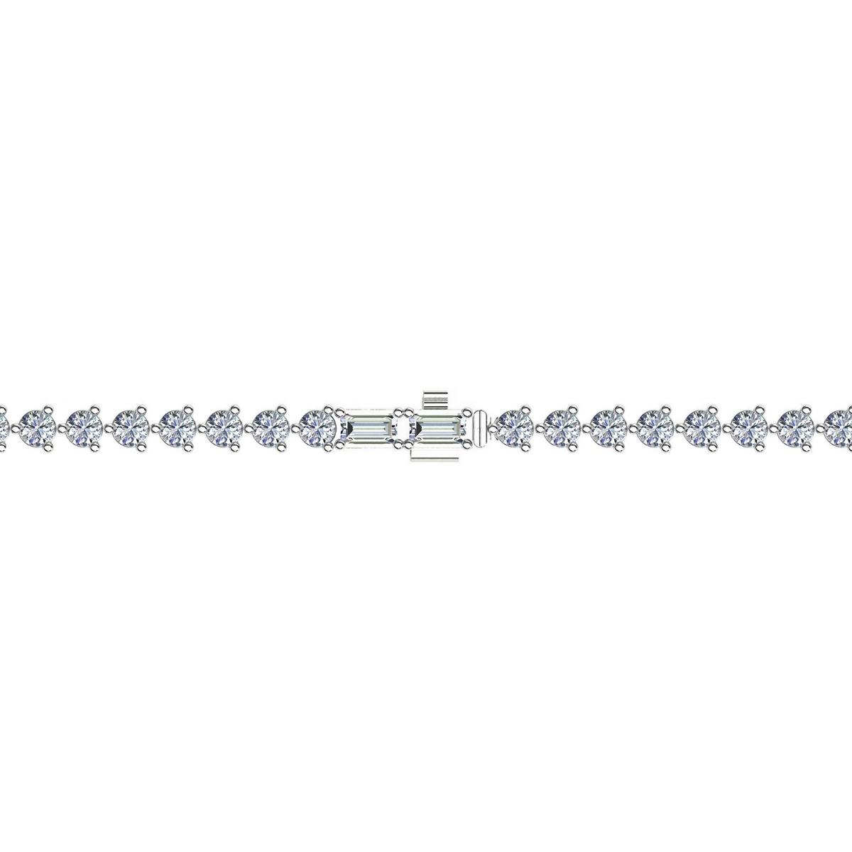 EVA LINE Diamond Tennis Bracelet