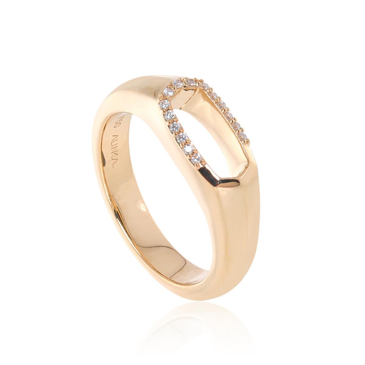 LUNA Signet Diamond Ring