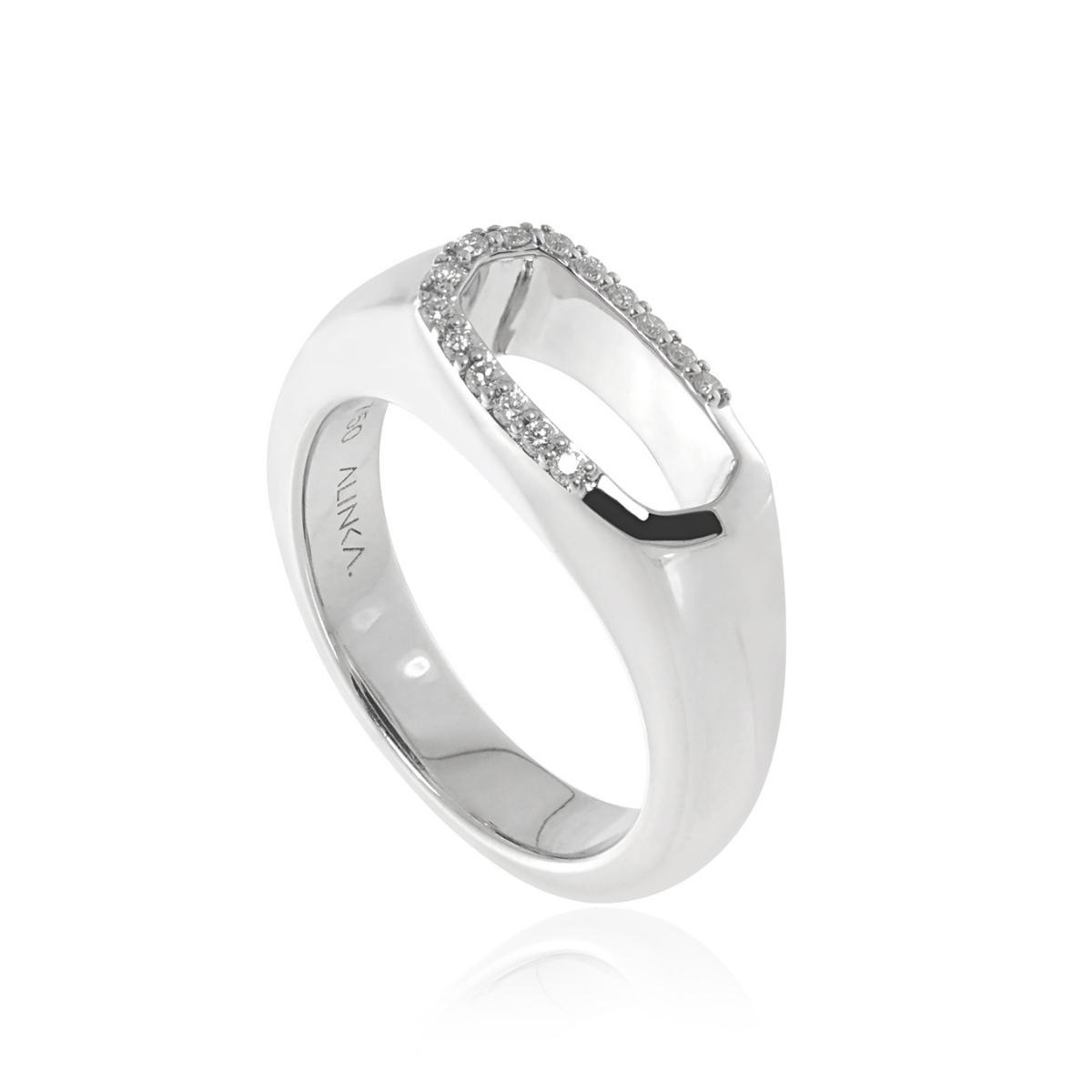 LUNA Signet Diamond Ring