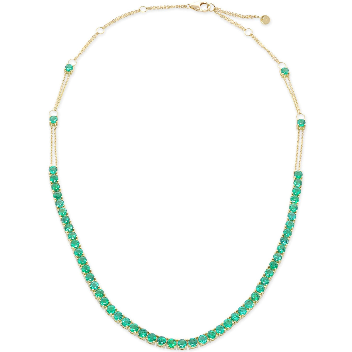 RIVIERA Emerald Necklace 11ct