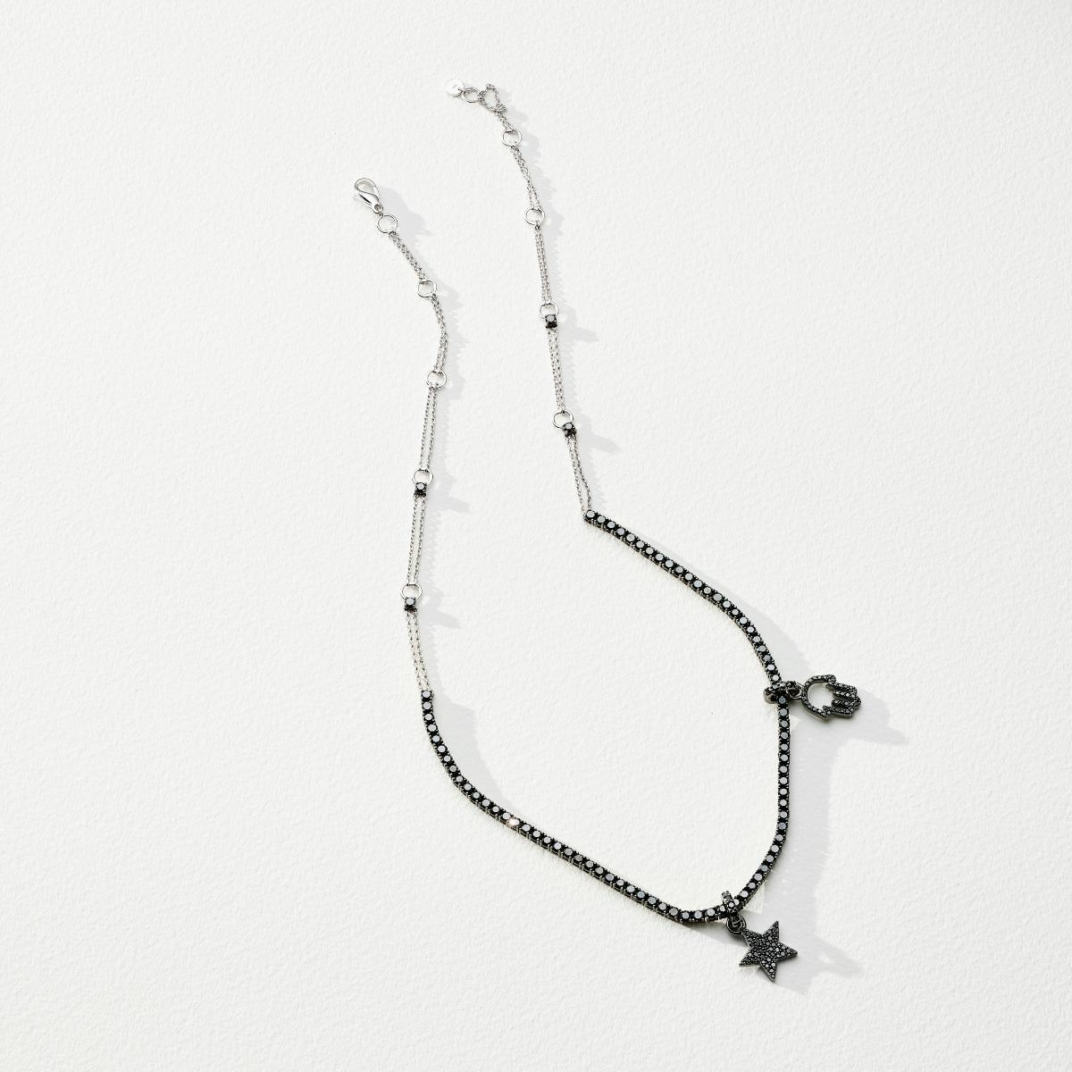 RIVIERA Black Diamond Necklace 5.5ct