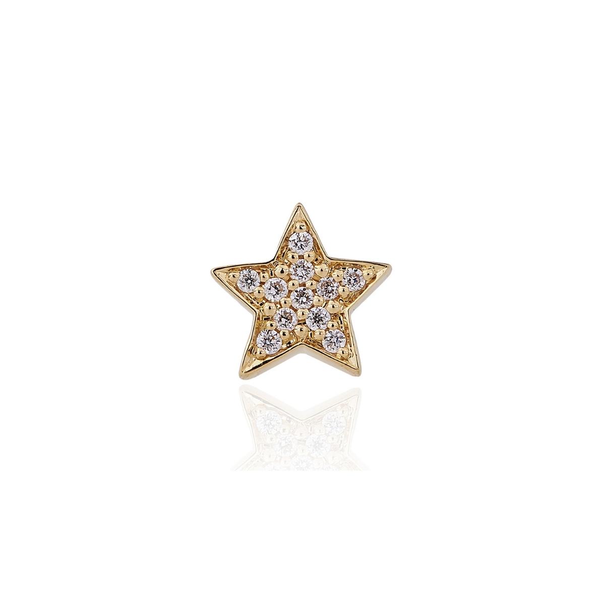 STASIA Star Mini Diamond Stud Single