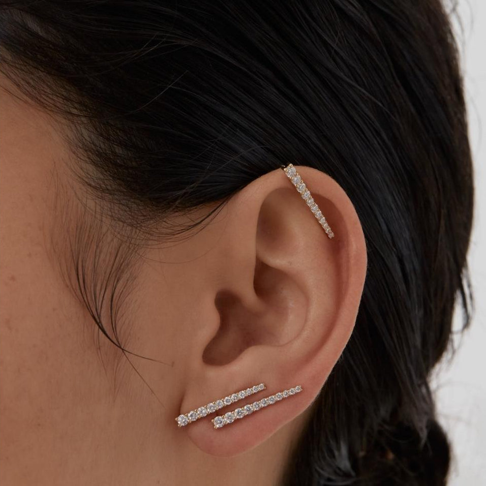 VERA Diamond Ear Cuff Single